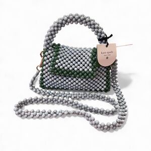 Kate Spade New York x Target Colorblock Beaded Crossbody Bag Green/Blue NWT